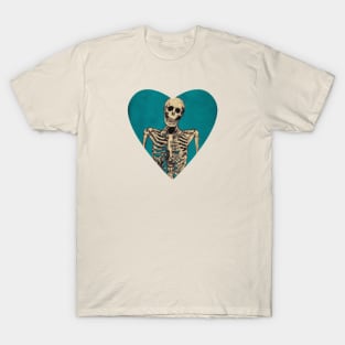 "Skeletal love" Valentines Day T-Shirt